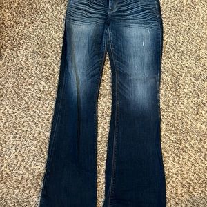 Express mid rise boot jeans